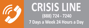 Crisis Line 888 724-7240 7 Days a Week 24 Hours a Day